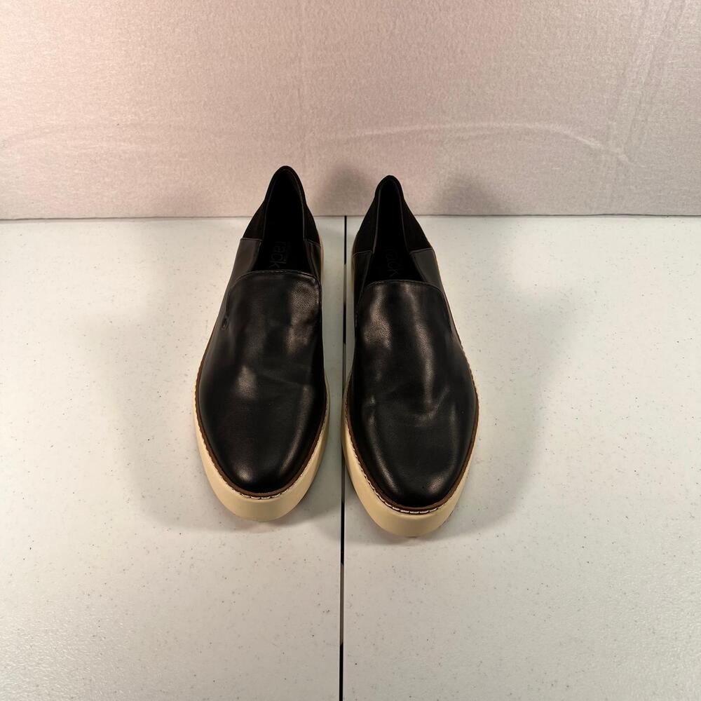 Nordstrom Rack Sandra Suede Leather Slip On Loafer Shoes Black Women's Size 8m View 4